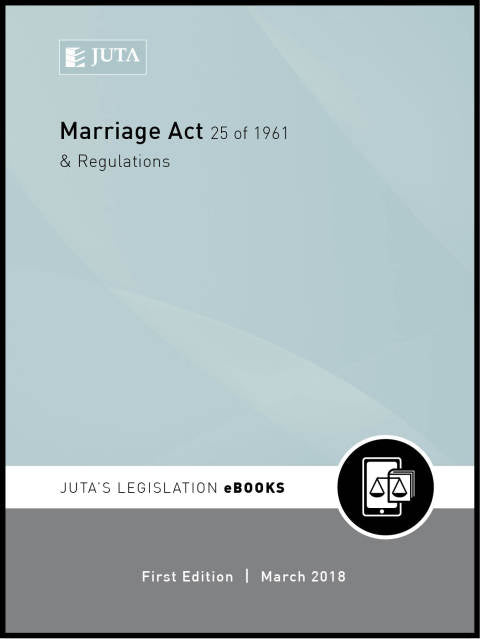 Marriage Act 25 of 1961 and Regulations