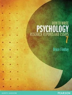 How to Write Psychology Research Reports and Essays