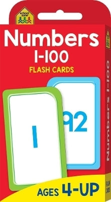 School Zone Numbers 1 to 100 Flash Cards