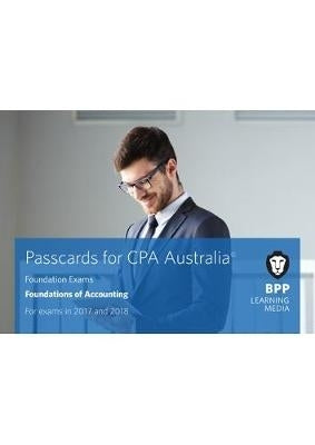 Cpa Australia Foundations of Accounting (Passcards)