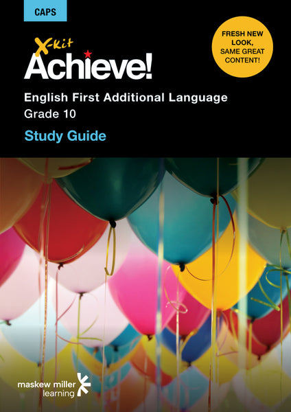 X-Kit Achieve! English First Additional Language Grade 10 Study Guide EPDF Perpetual Licence