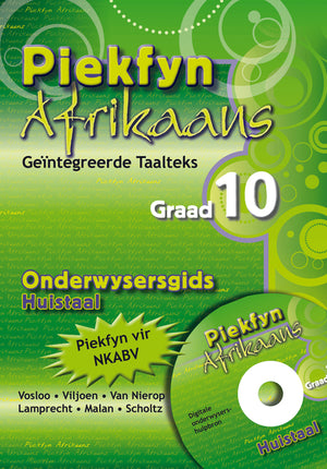 Piekfyn Afrikaans Gr 10 Huistaal (Onderwysersgids)