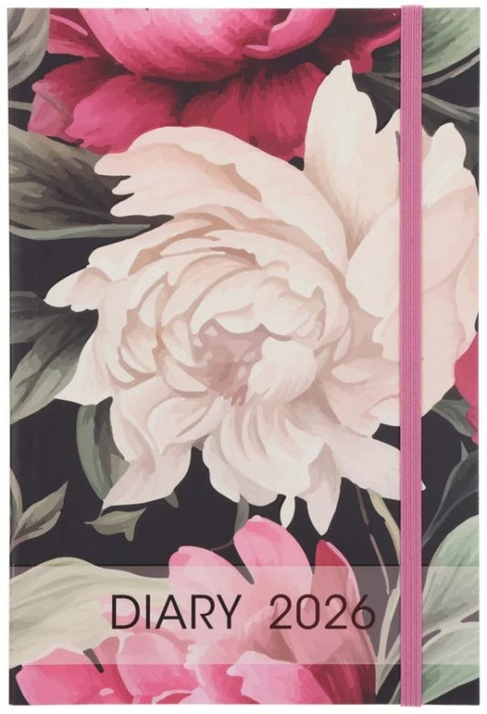2026 A5 Diary Daily Planner Flora (Pb)