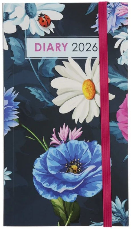 2026 Pocket Diary Daily Planner Florals (Pb)