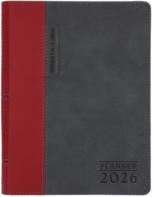 2026 John C Maxwell Daily Planner 2026 [Taupe Imitation Leather] [A5 With Zip]