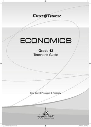Fasttrack Economics Grade 12 Teachers Guide Caps3 Year License