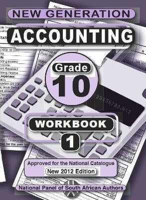 New Generation Accounting Gr 10 (Workbook 1 and 2) (Caps)