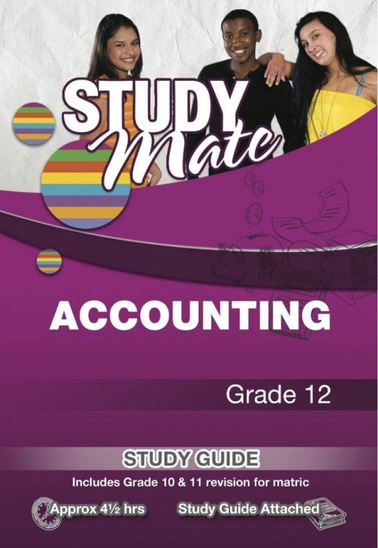 Accounting Study Guide Gr 10 - 12 (Book and 3 Dvd Included)