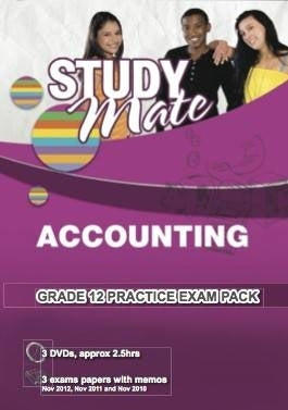 Accounting Gr 12 Mega Exam Pack (4 Exam Papers and Memos and 3 Dvd Included)