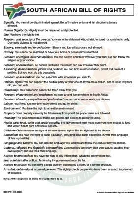 Chart SA Bill of Rights A2 (Flat