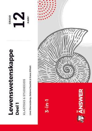Answer Series Gr 12 Lewenswetenskappe Deel 1 3 in 1 (Kabv) (Studiegids)