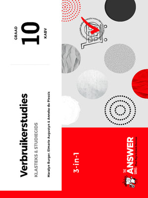 Answer Series Gr 10 Verbruikerstudies 3 In1 Kabv (Studiegids)