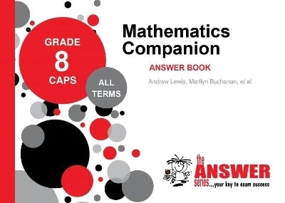 Maths Companion Answer Book for Gr 8 (Workbook 1 and 2 Plus Answerbook) (Set)