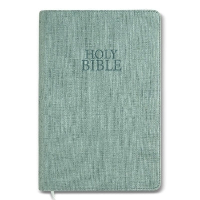 Niv Bible Calm Green Imitation Leather Compact Red Letter