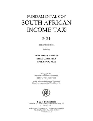 Fundamentals of South African Income Tax 2021