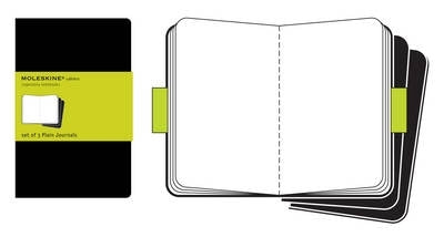 Diary Moleskine Cahier Black Pocket Plain