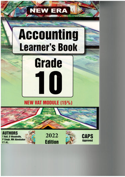New Era Accounting Gr 10 Learner Book (2019/ 202O Edition)