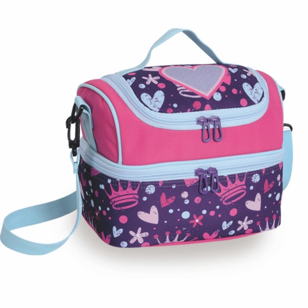 Lunch Bag Novelty Crowns and Hearts