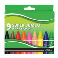 WAX CRAYONS JUMBO 9'S