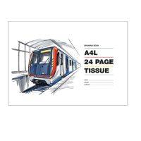 BOOK DRAWING TISSUE A4L 24PG
