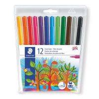 FIBRE-TIP PENS 12PCS CARDBOX