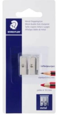 SHARPENER STAEDLER DOUBLE HOLE METAL CARDED