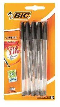 BIC CRYSTAL EXTRA LIFE 4+3 BLACK