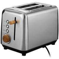 BODEN STARK ANSON COLLECTION 2 SLICE STAINLESS STEEL TOASTER