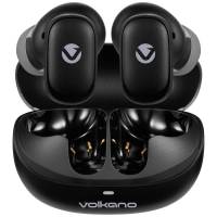 EARPHONES - BLACK VOLKANO SUGAR-CUBE ACTIVE NOISE CANCELLING TRUE WIRELESS