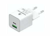 WALL CHARGER VOLKANO DYNA DUO 20W PD + Q.C 3.0