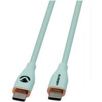 VOLKANO FLEXI SERIES TYPE-C TO TYPE-C 1.5M 60W - GREEN