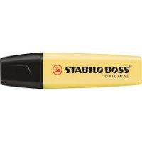 HIGHLIGHTER STABILO BOSS PASTEL MILKY YELLOW