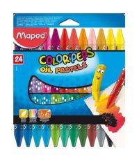 OIL PASTELS MAPED TRIANGULAR CPEPS 24 MAXI