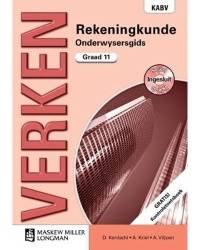 VERKEN REKENINGKUNDE GR 11 (ONDERWYSERSGIDS) (CAPS)