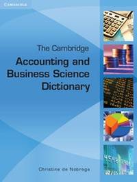 CAMBRIDGE ACCOUNTING AND BUSINESS SCIENCE DICT