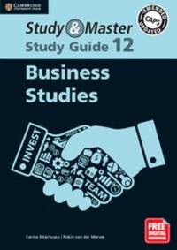 STUDY AND MASTER STUDY GUIDE BUSINESS STUDIES GR 12