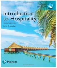 INTRODUCTION TO HOSPITALITY (GLOBAL EDITION) (REFER ISBN 9781292330235)
