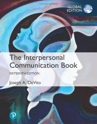 INTERPERSONAL COMMUNICATION BOOK (GLOBAL EDITION)