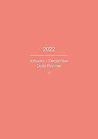 A5 WIRE BOUND DAILY PLANNER 2022 FLOWER