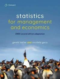 STATISTICS FOR MANAGEMENT AND ECONOMICS