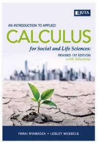 INTRODUCTION TO APPLIED CALCULUS FOR SOCIAL AND LIFE SCIENCES
