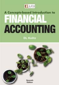 CONCEPTS BASED INTRODUCTION TO FINANCIAL ACCOUNTING