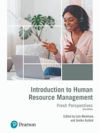 FRESH PERSPECTIVES INTRO TO HUMAN RESOURCE MANAGEMENT