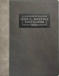 2024 JOHN MAXWELL EXECUTIVE DAILY PLANNER [GREY IMITATION LEATHER US A4]