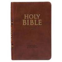 BIBLE (NLT COMPACT BROWN) (IMITATION LEATHER)