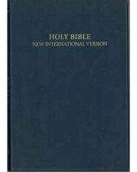 NIV CORE CHURCH BIBLE VINYL NAVY BLUE