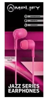 EARPHONES AMPLIFY JAZZ SERIES PINK