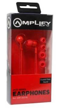 EARPHONES AMPLIFY PRO JAZZ SERIES RED