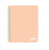 NOTEBOOK A4 DOODLE WIRO APRICOT