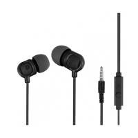 EARPHONES BOUNCE JIVE WITH MIC BLACK